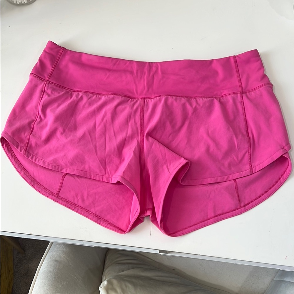 Lululemon Speed Up Low Rise Sonic Pink 2.5"